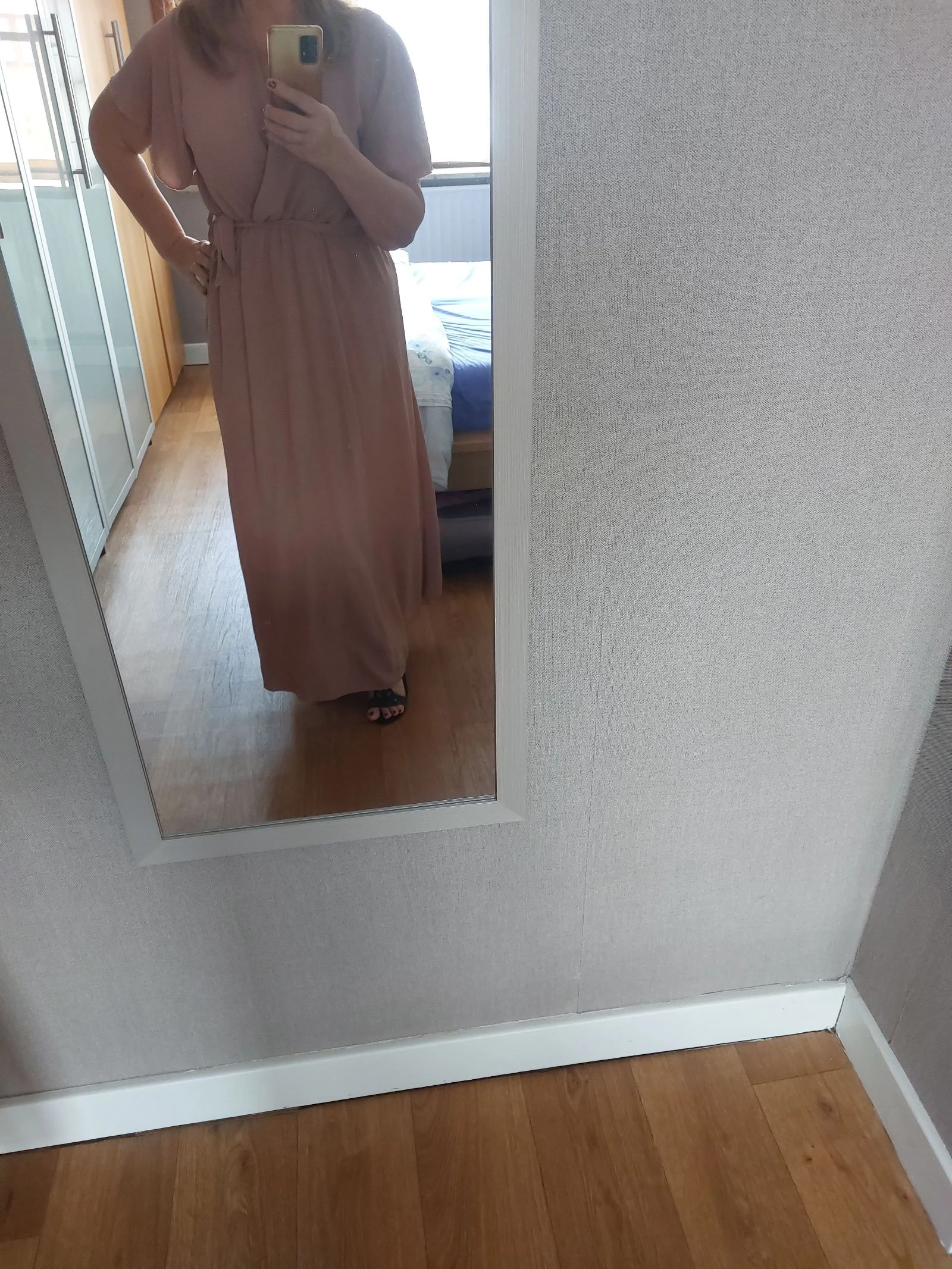 Robe cache coeur longueur 142 cm – photo 4